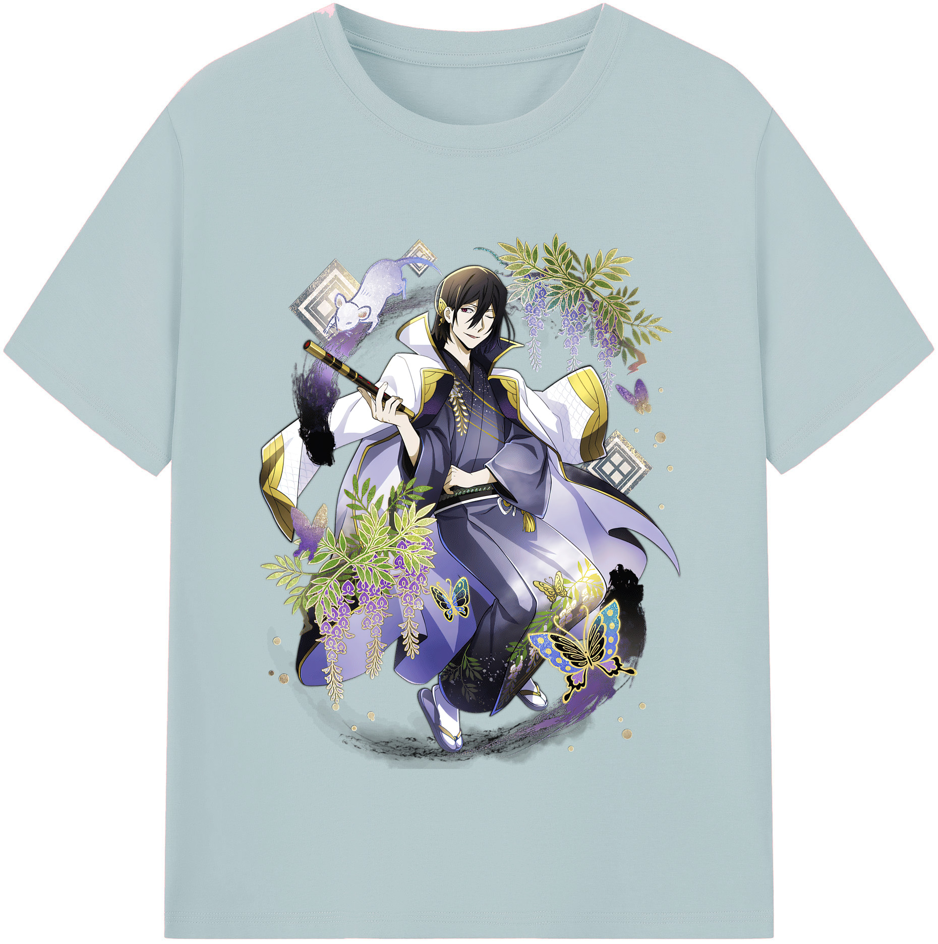 （画像用） 文豪ストレイドッグス Bungo Stray Dogs 綿100％半袖Tシャツ（フロントプリント）